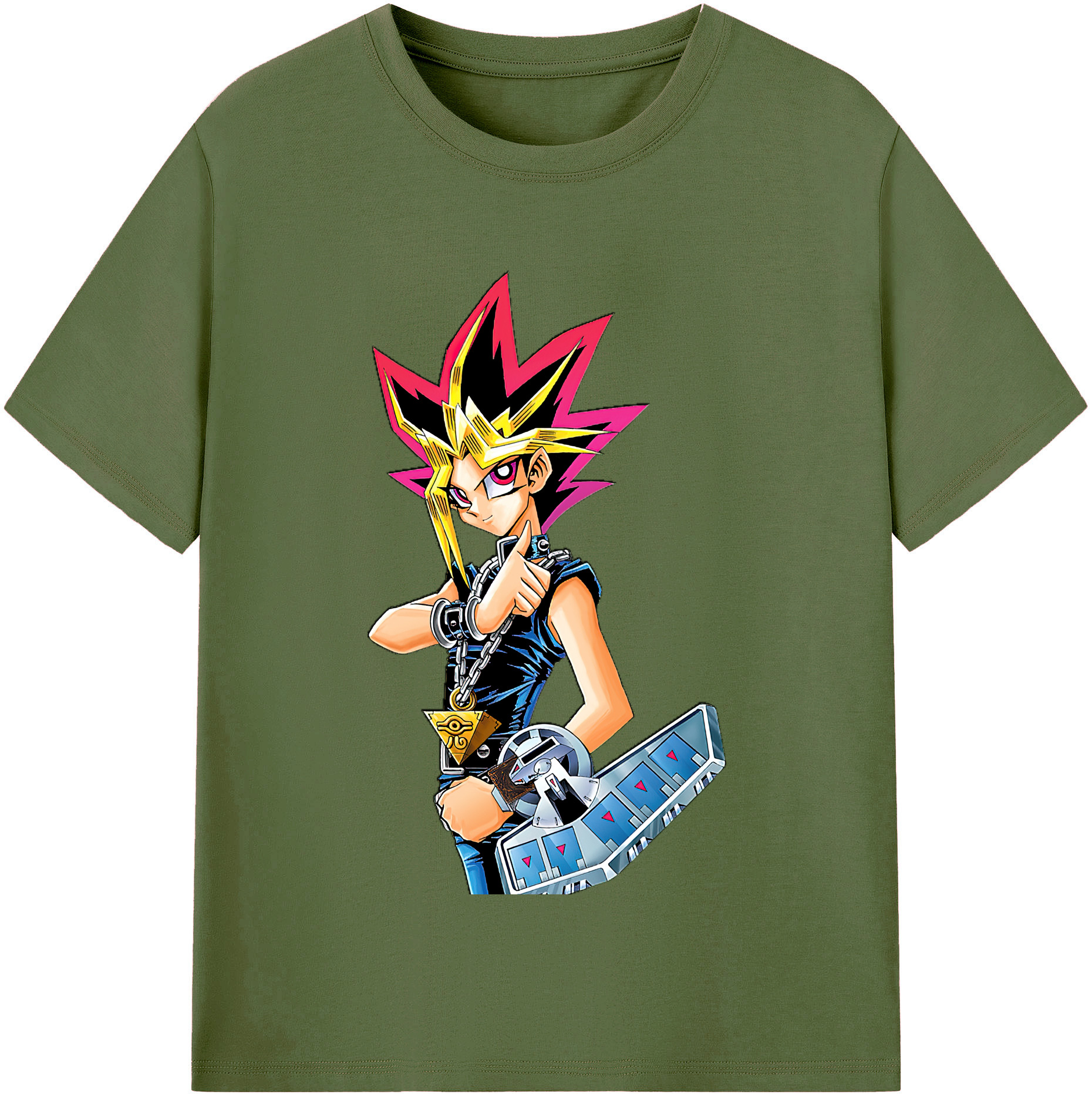 （画像用） 遊☆戯☆王 Yu-Gi-Oh! 綿100％半袖Tシャツ（フロントプリント）